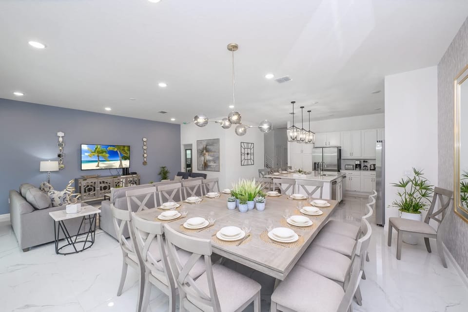 Large Dining Table with Space for 14 People