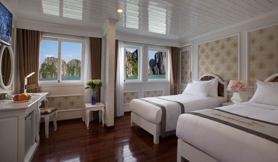 Junior Double or Twin Room, Multiple Bedrooms, Bathtub, Ocean View | 1 bedroom, premium bedding, down comforters, memory foam beds