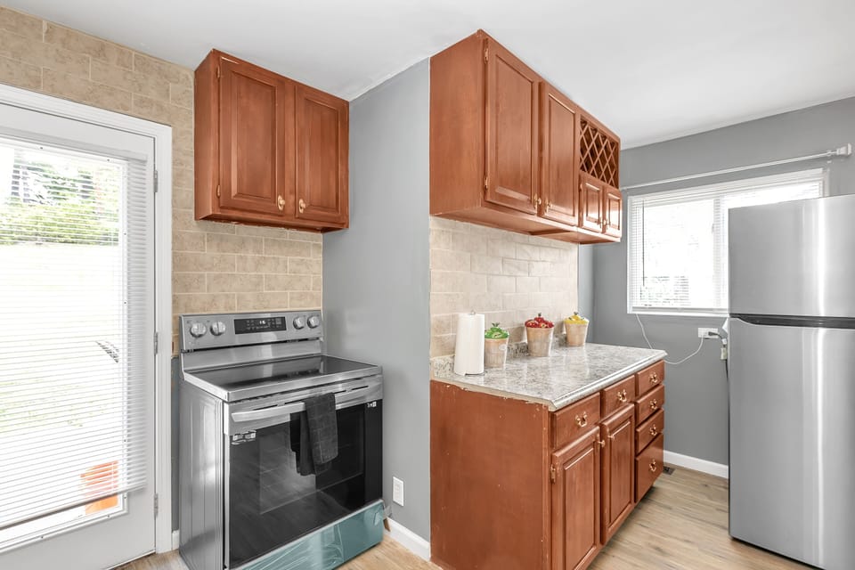 Indoors, Kitchen, Refrigerator, Sink, Sink Faucet