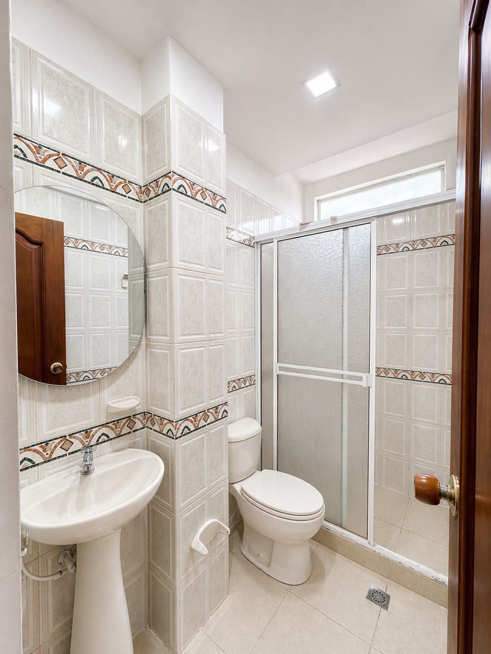 Double Room, Housekeeping, City View | Bathroom | Shower, rainfall showerhead, towels, soap
