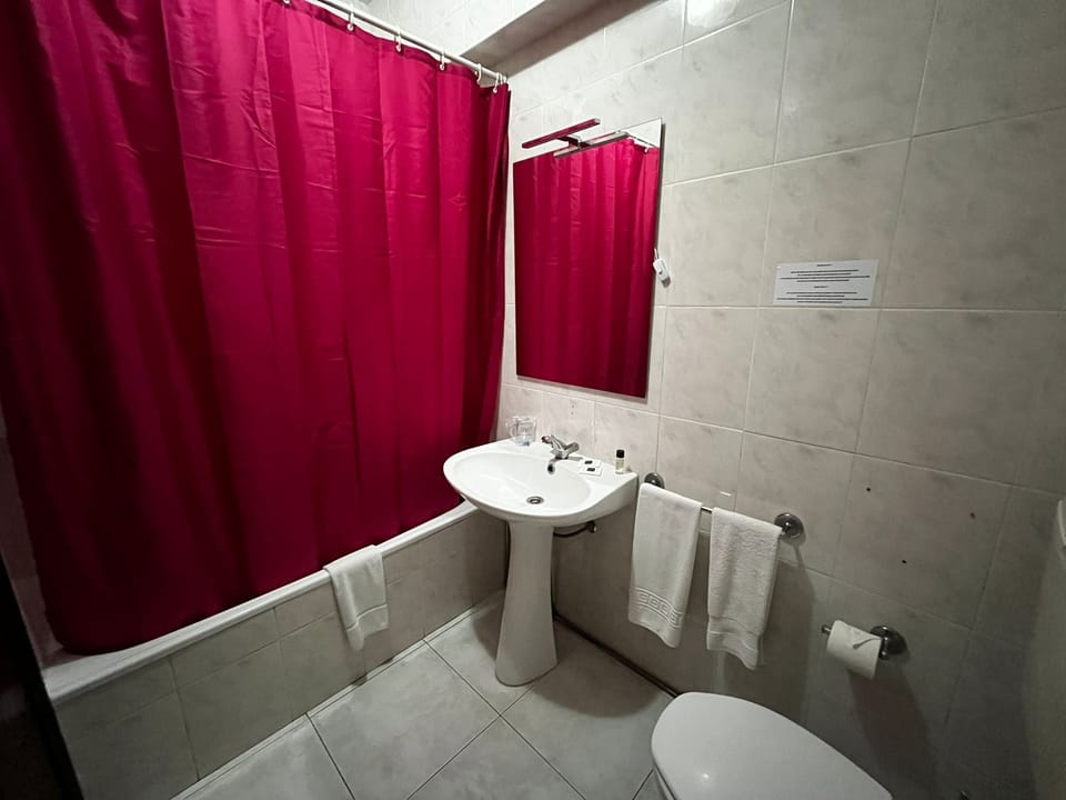 Free toiletries, hair dryer, towels