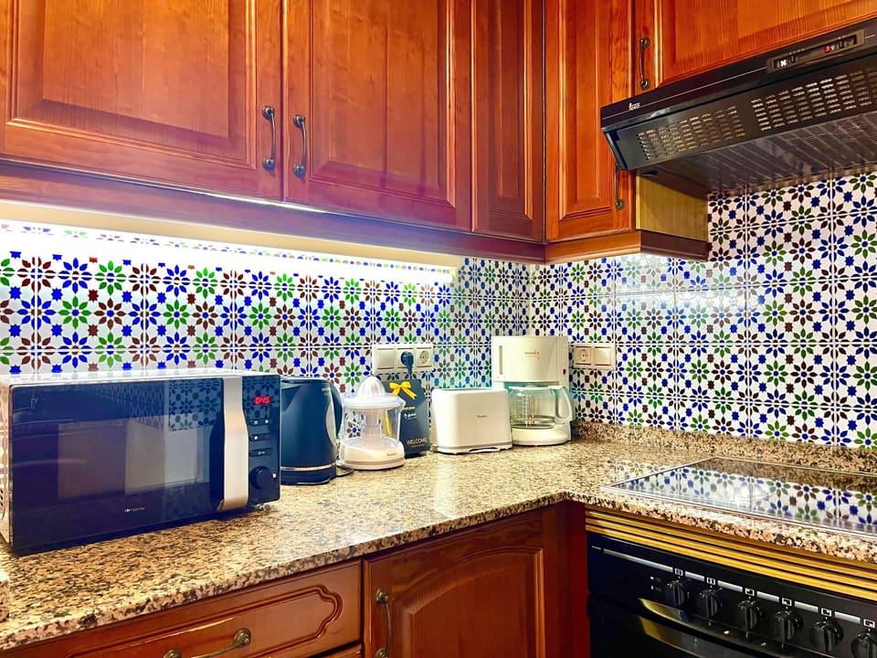 Our fully equipped kitchen offers you the comfort of cooking like at home.