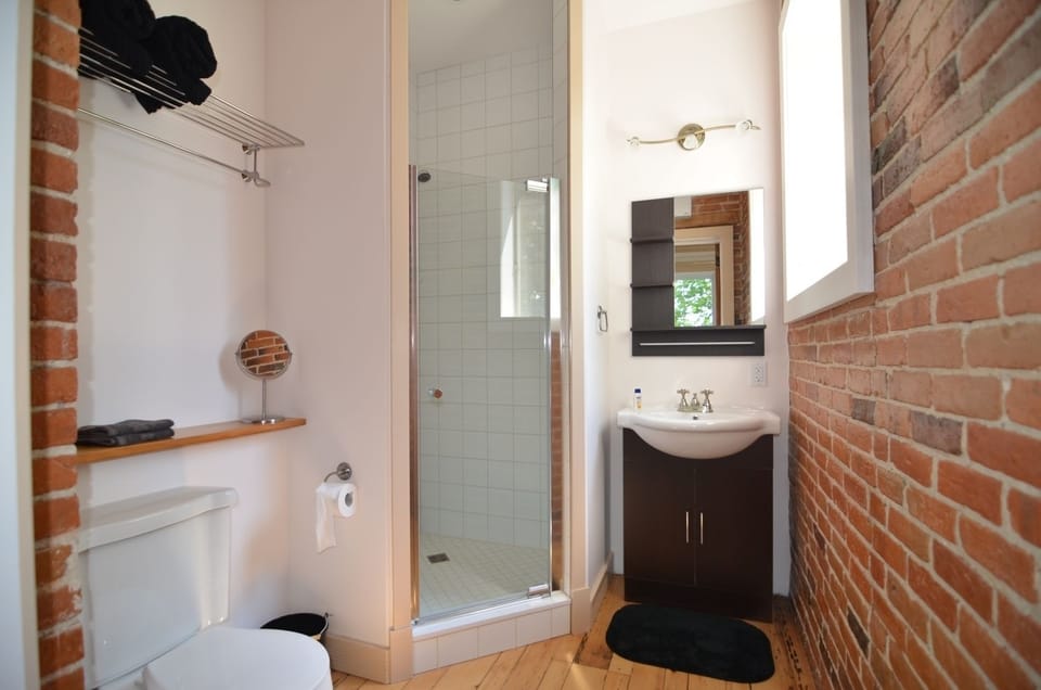Deluxe Room | Bathroom | Free toiletries, hair dryer, slippers, towels