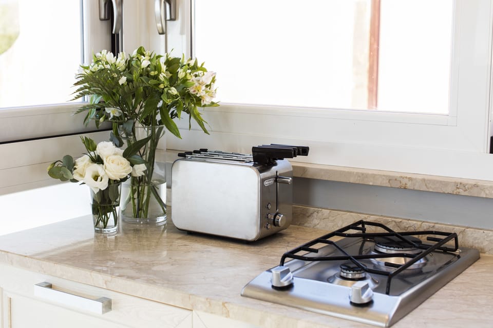 Panoramic Suite, Terrace, Sea View | Private kitchen | Full-size fridge, microwave, stovetop, dishwasher