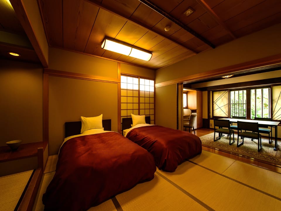 Japanese-Style Room with Hinoki Spa Bath, Non Smoking (04) | Premium bedding, minibar, in-room safe, WiFi (free)