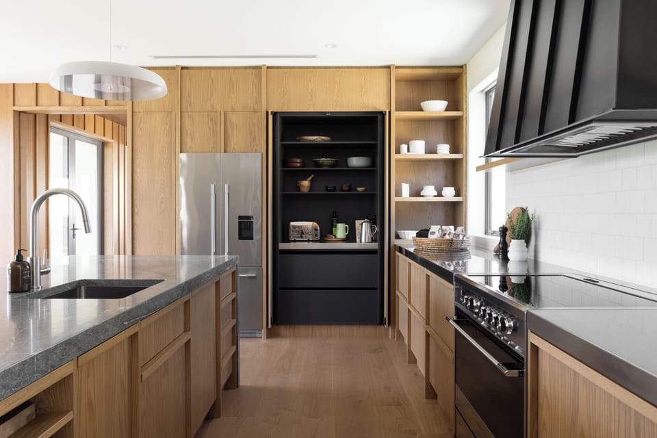 Craggy Range Lodge | Private kitchen | Fridge, microwave, oven, stovetop