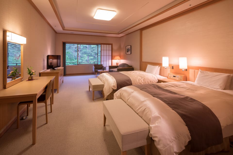 Twin Room | In-room safe, blackout drapes, iron/ironing board (on request)