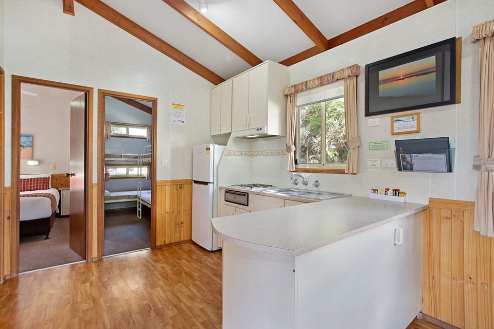 Family Cabin, 2 Bedrooms | Private kitchenette | Microwave, electric kettle, toaster, dining tables