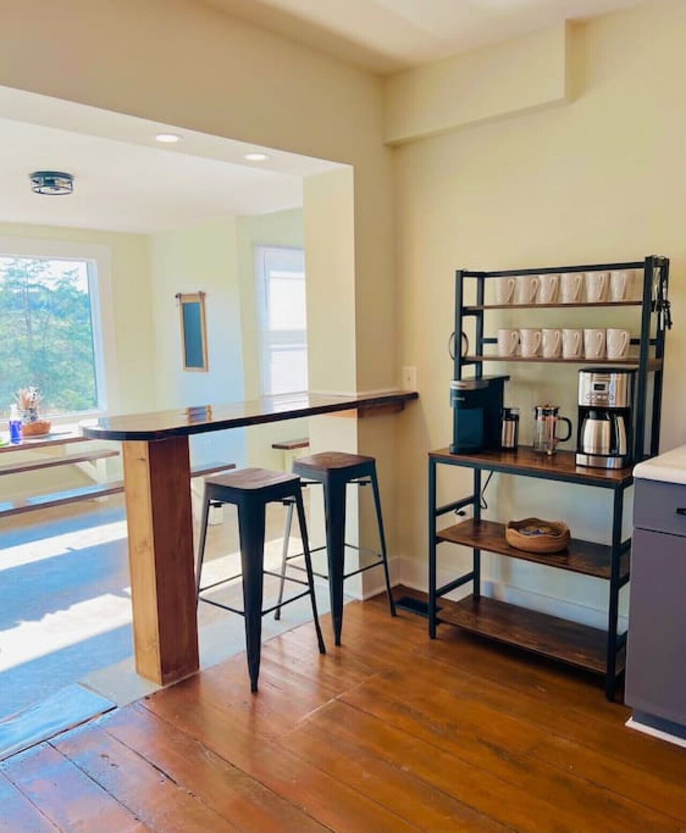 Bar top and coffee station