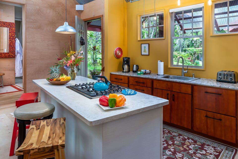 Premium Bungalow with Private Lanai (Pele) | Private kitchen | Fridge, microwave, coffee/tea maker, electric kettle