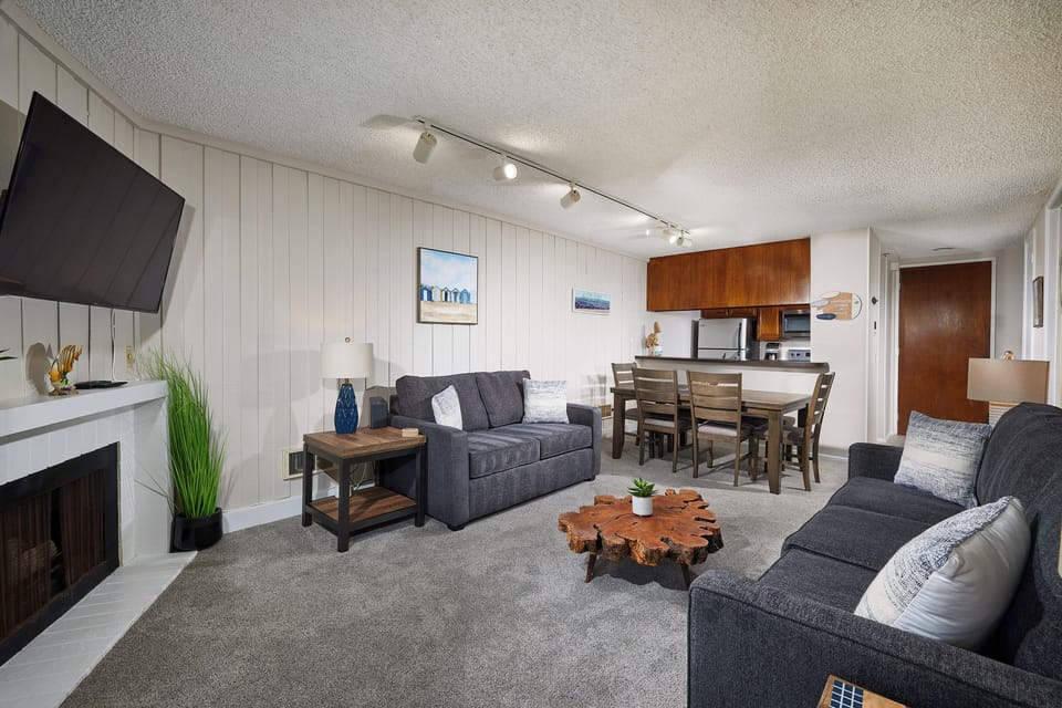 Relax on the comfortable new living room furniture