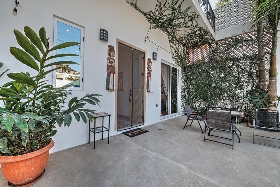 Front door and terrace