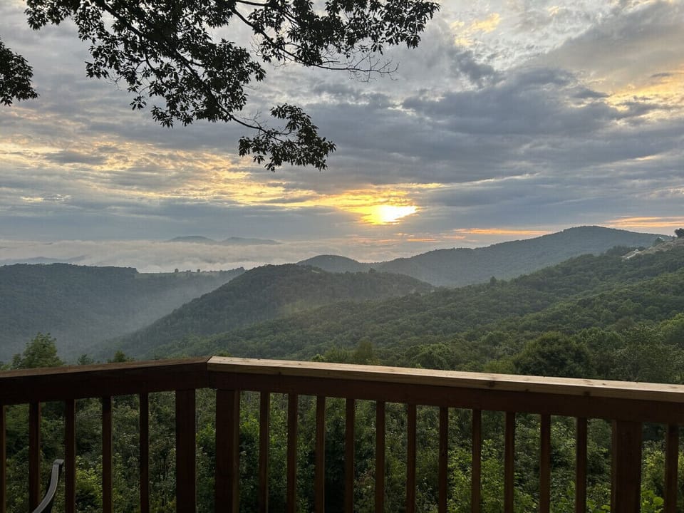 Gorgeous view from the deck