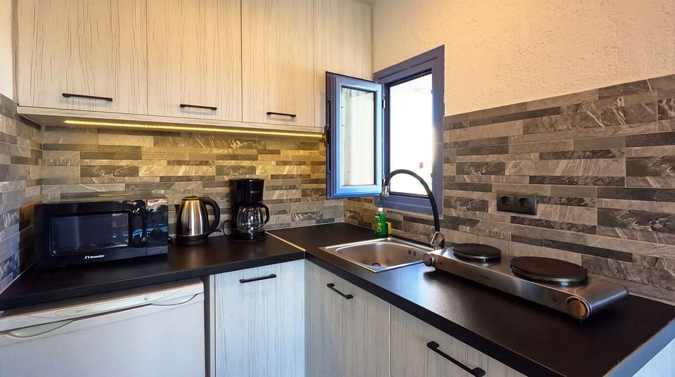 Standard Studio | Private kitchen | Fridge, microwave, stovetop, coffee/tea maker