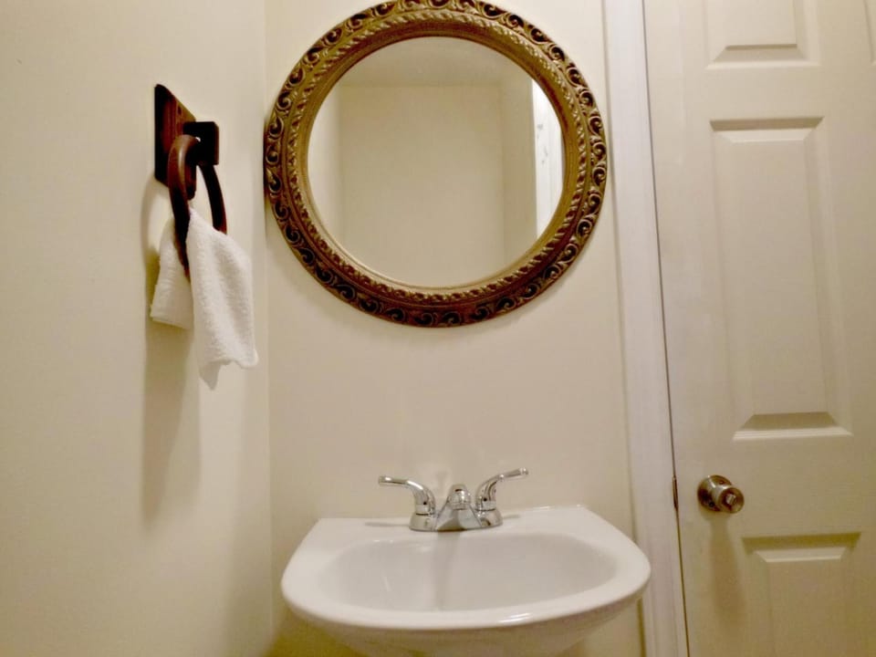 Free toiletries, hair dryer, towels