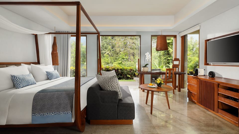 Heavenly Two Bedrooms Pool Villa with Butler Service | Premium bedding, minibar, in-room safe, individually decorated