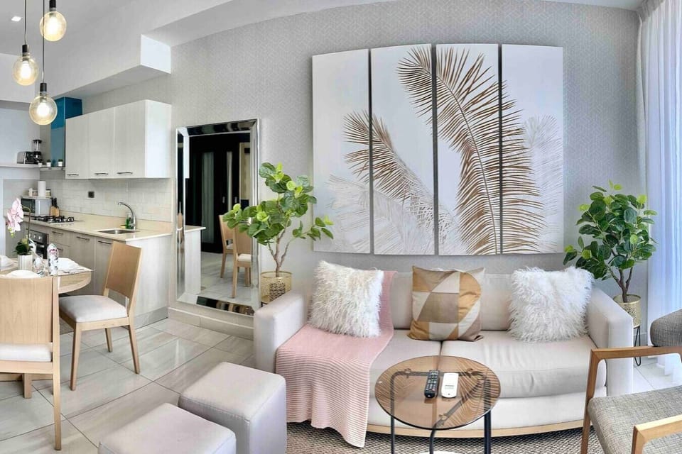 Living room and Dining room