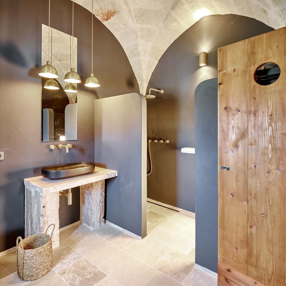 Deluxe Suite | Bathroom | Shower, rainfall showerhead, hair dryer, bathrobes