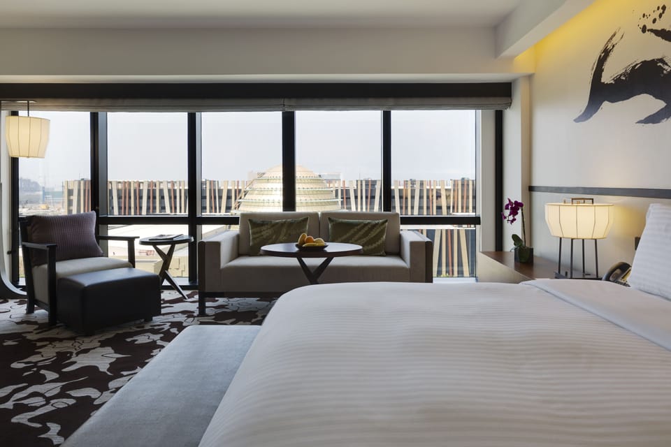 Nobu Executive Room | Premium bedding, free minibar, in-room safe, desk