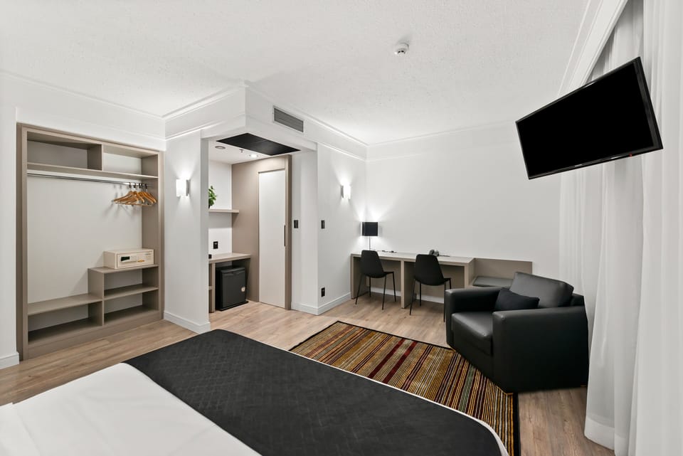 Minibar, in-room safe, desk, blackout drapes