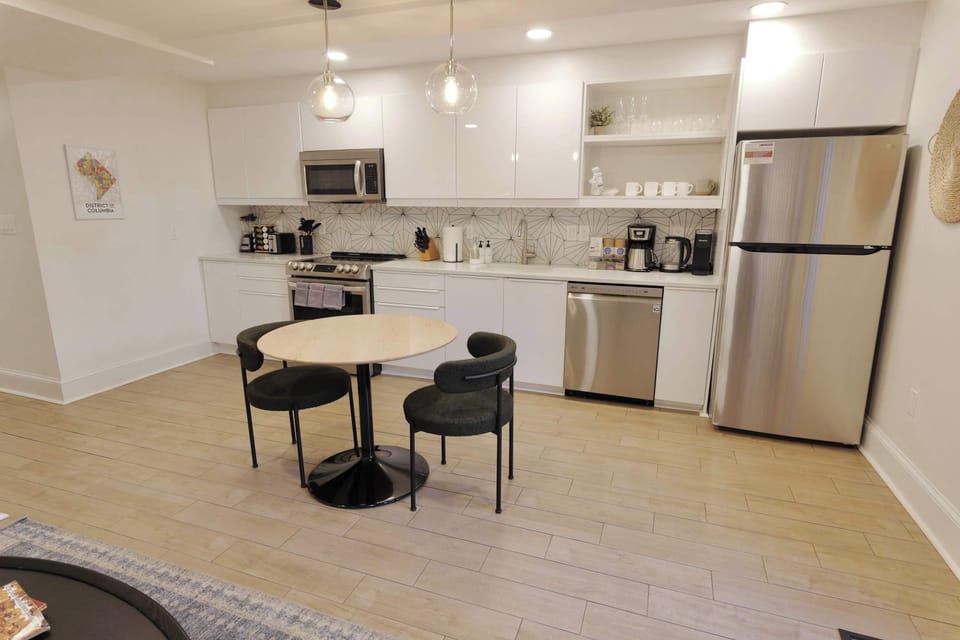 State of the art kitchen with everything you could need to fix all your favorite snacks and meals 
