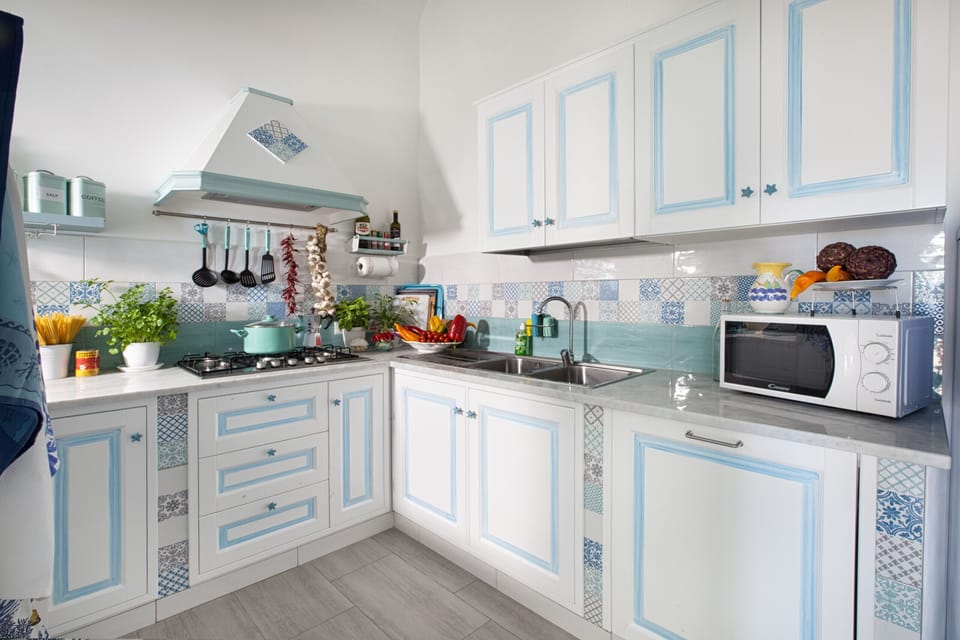 Microwave, oven, dishwasher, espresso maker