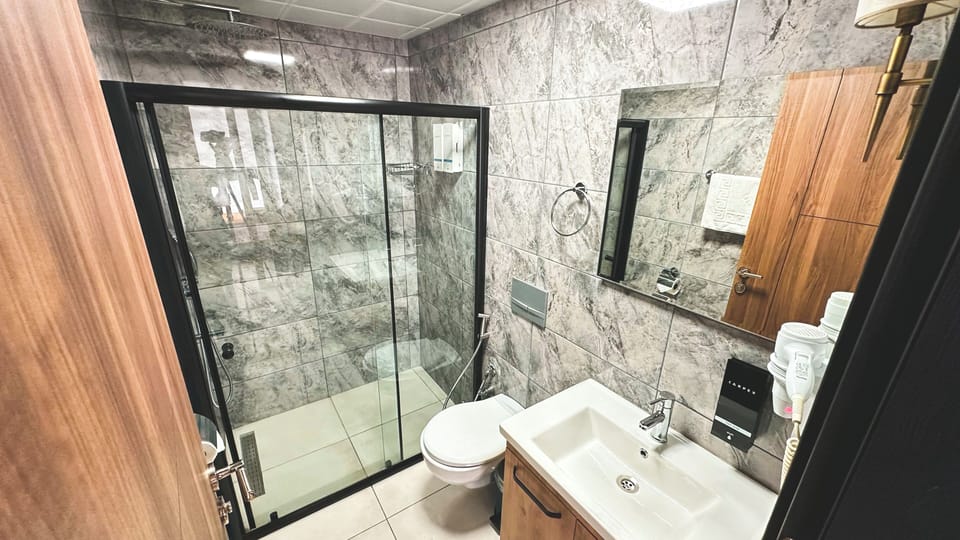 Economy Room | Bathroom | Shower, rainfall showerhead, free toiletries, hair dryer