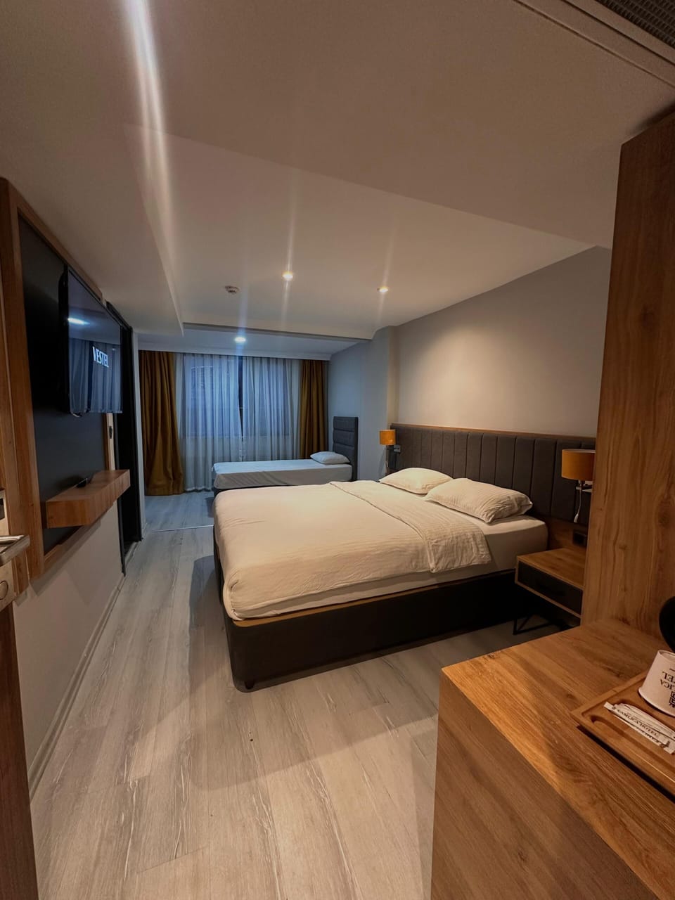 City Triple Room | Egyptian cotton sheets, premium bedding, down comforters