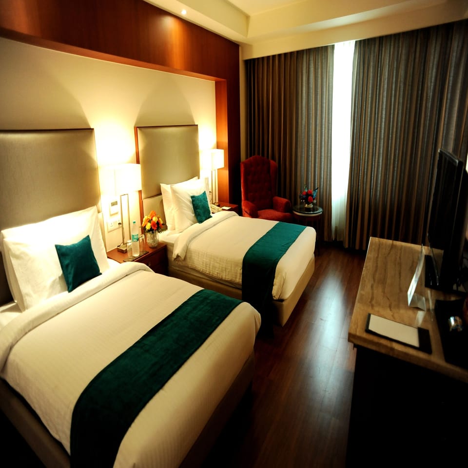 Premium bedding, minibar, in-room safe, desk