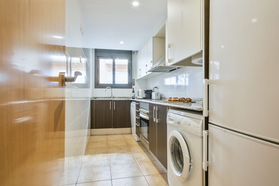 Apartment, 2 Bedrooms, 2 Bathrooms | Private kitchen | Fridge, microwave, dishwasher, espresso maker