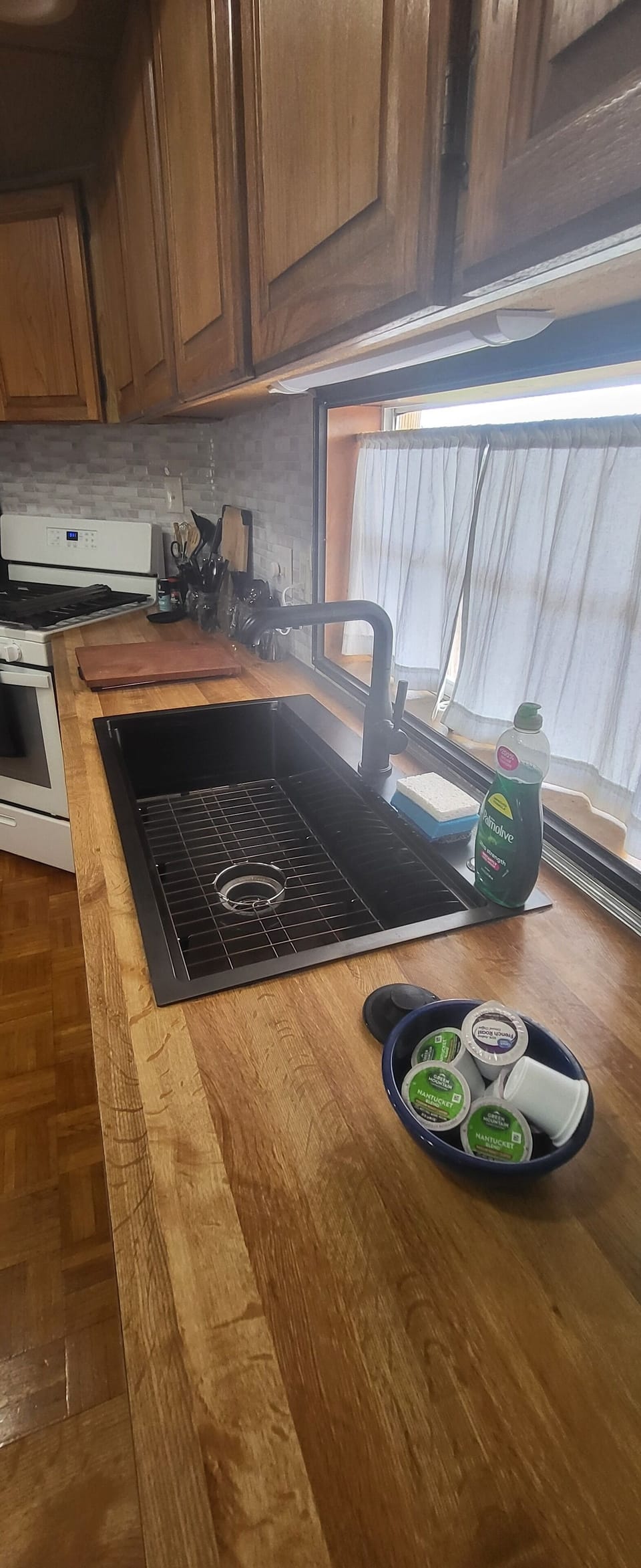 New sink, faucet and disposal 