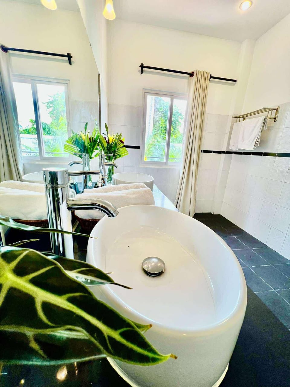 Deluxe Quadruple Room, 2 Queen Beds | In-room safe, desk, free WiFi, bed sheets