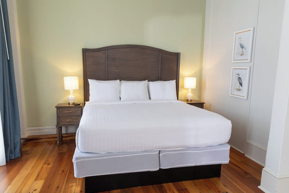 Premium bedding, pillowtop beds, individually decorated