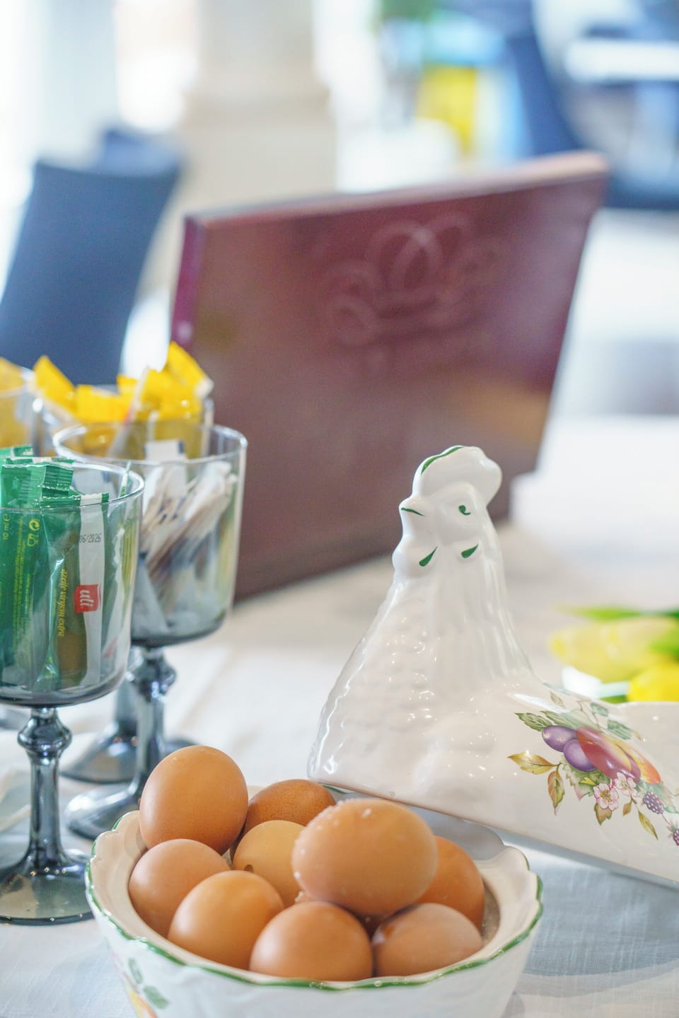 Daily buffet breakfast for a fee
