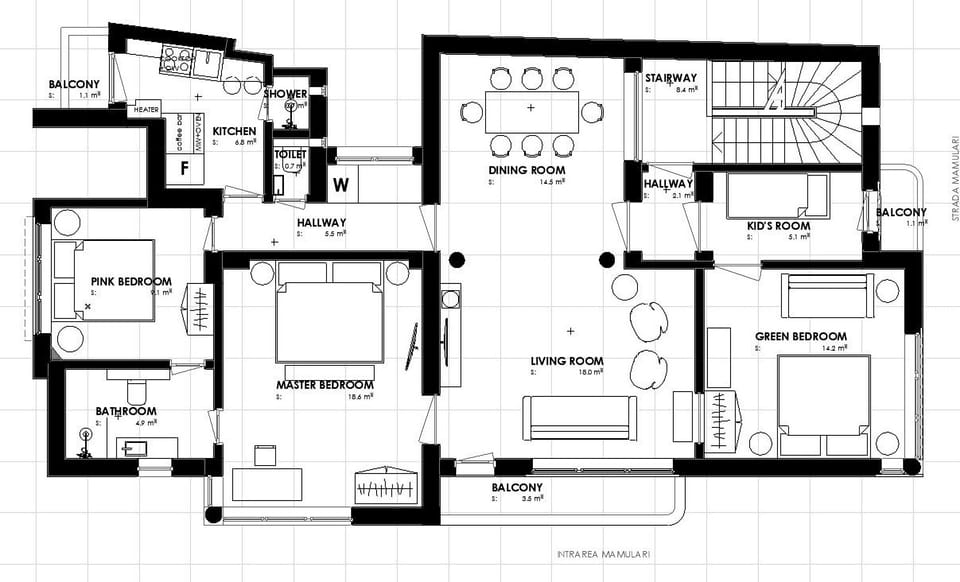 House | 4 bedrooms, Internet