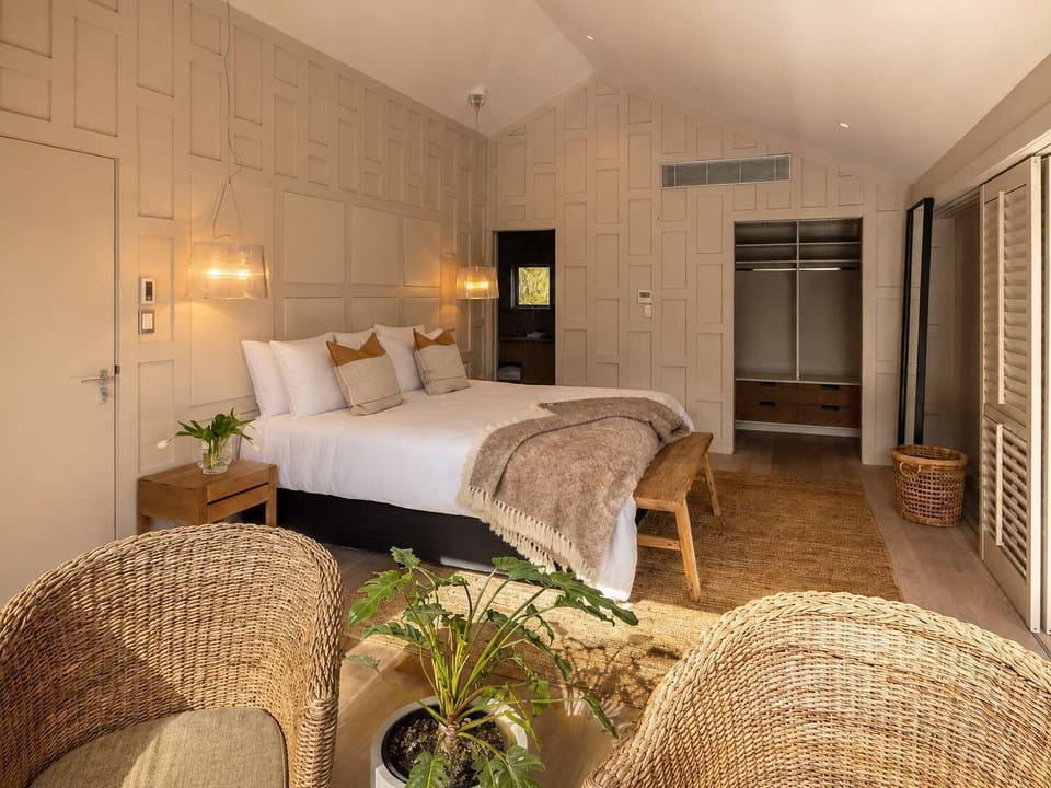 Master Bedroom 1 - King Bed  with private balcony and shared Ensuite (Upstairs)