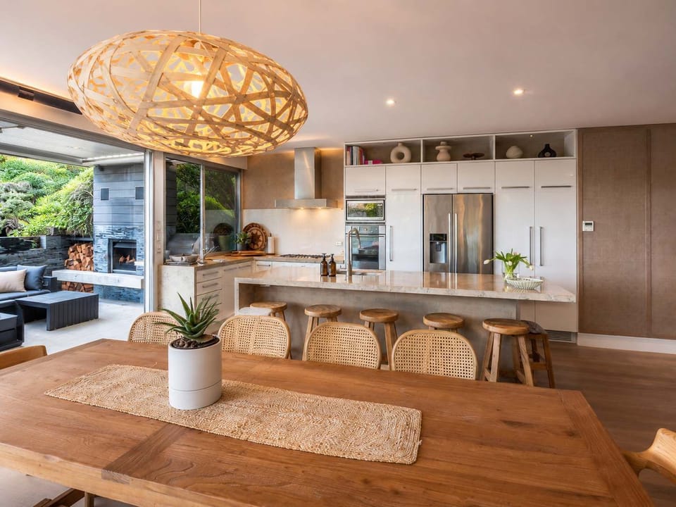 Open Plan Dining and Kitchen with Outdoor Living