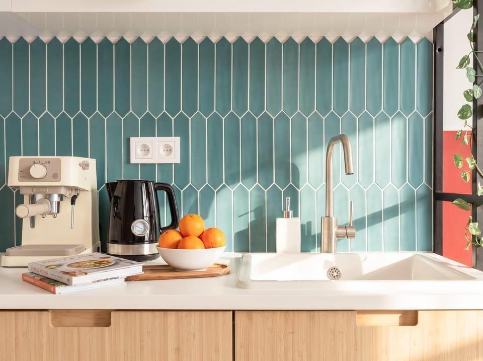 Kitchen is fully equipped with everything you need for basic cooking - please, see the list of amenities