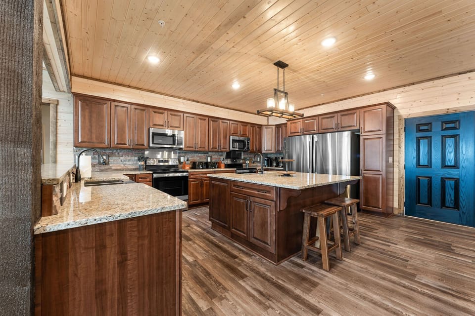 Large kitchen with two of everything