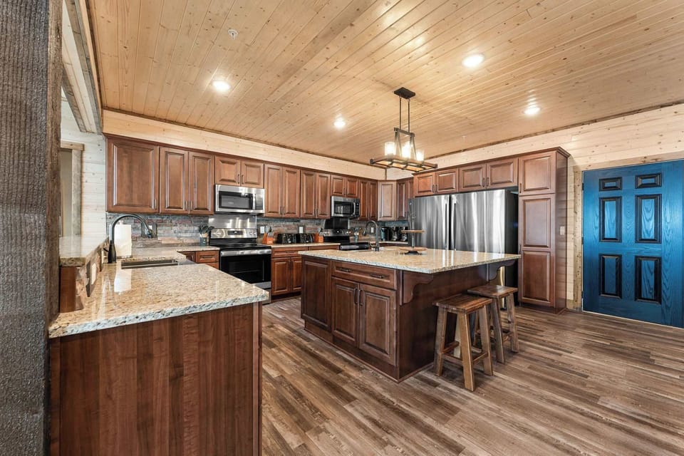 Large kitchen with two of everything