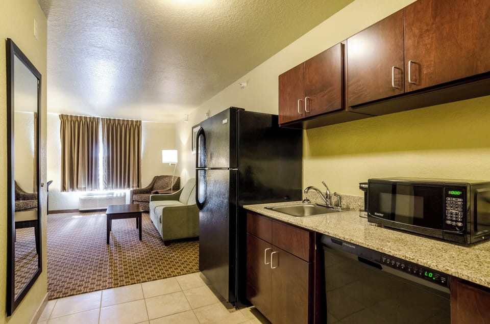 Suite, 1 King Bed with Sofa bed, Accessible, Non Smoking (Extended Stay) | Premium bedding, pillowtop beds, desk, laptop workspace