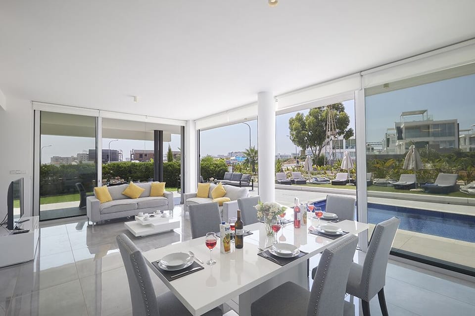 Ground Floor surrounded by bi-fold patio doors leading to the garden and pool