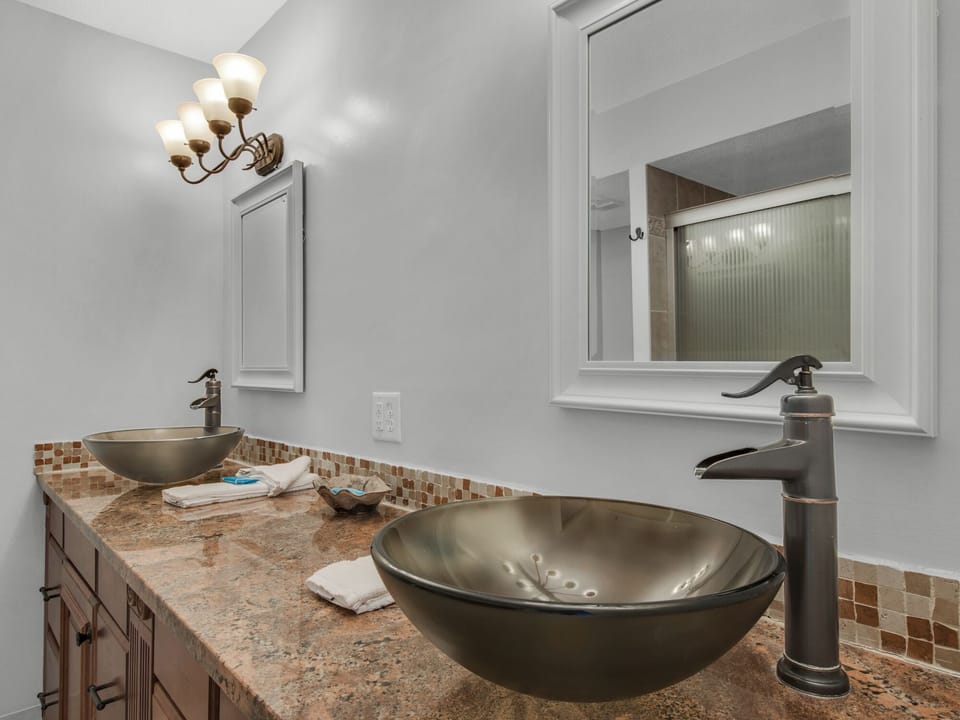 Bathroom 1 with Double Vanities