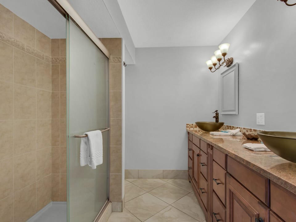 Bathroom 1 with Walk-In Shower