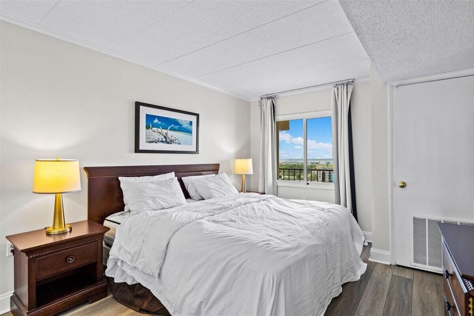 The Bedroom is sure to be a Peaceful Retreat!