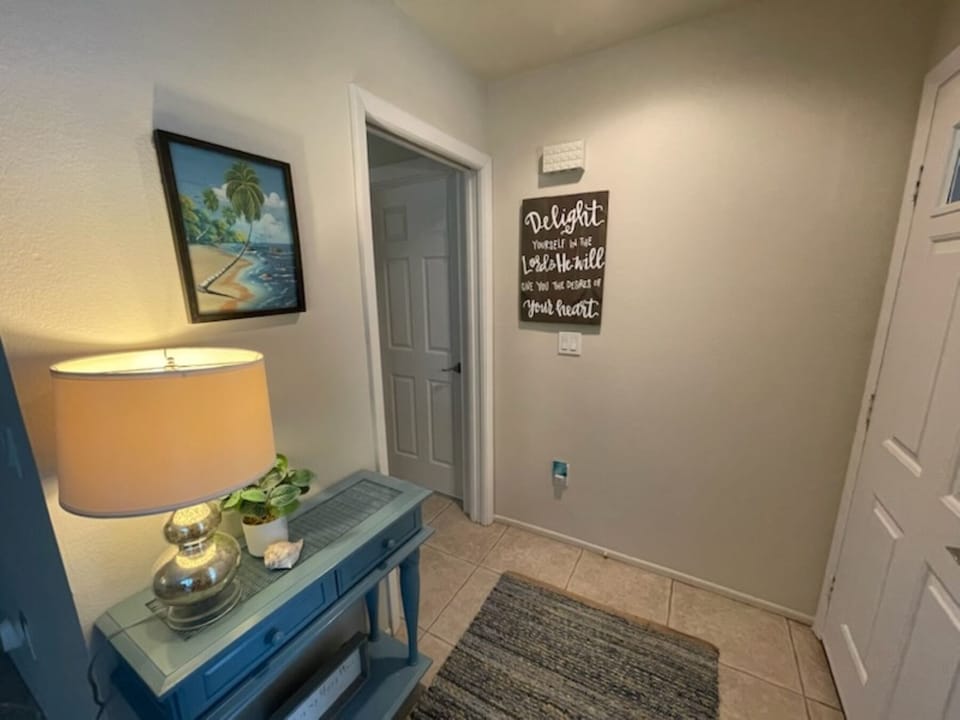 welcoming entrance