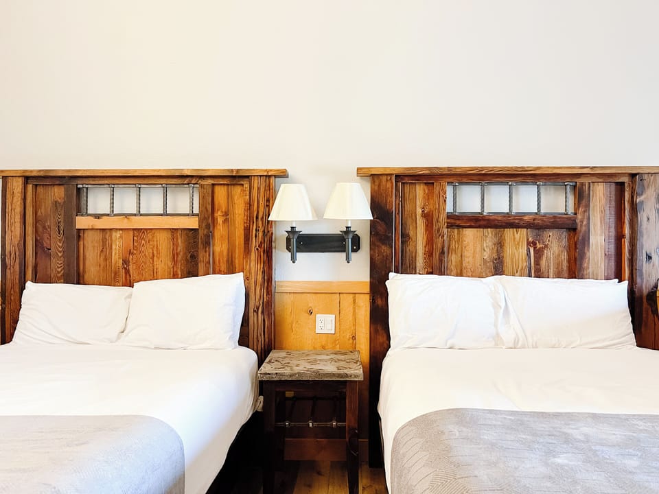Standard Double Room | Pillowtop beds, blackout drapes, iron/ironing board, free wired internet