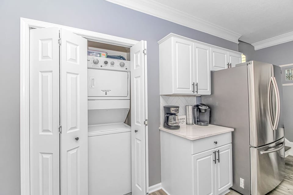 Washer and Dryer located on the property for your use