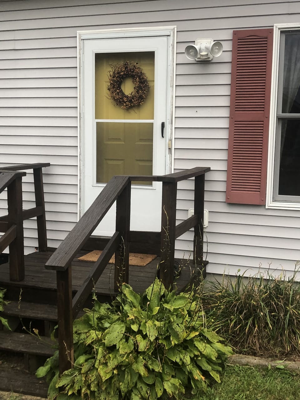 Welcoming front entrance