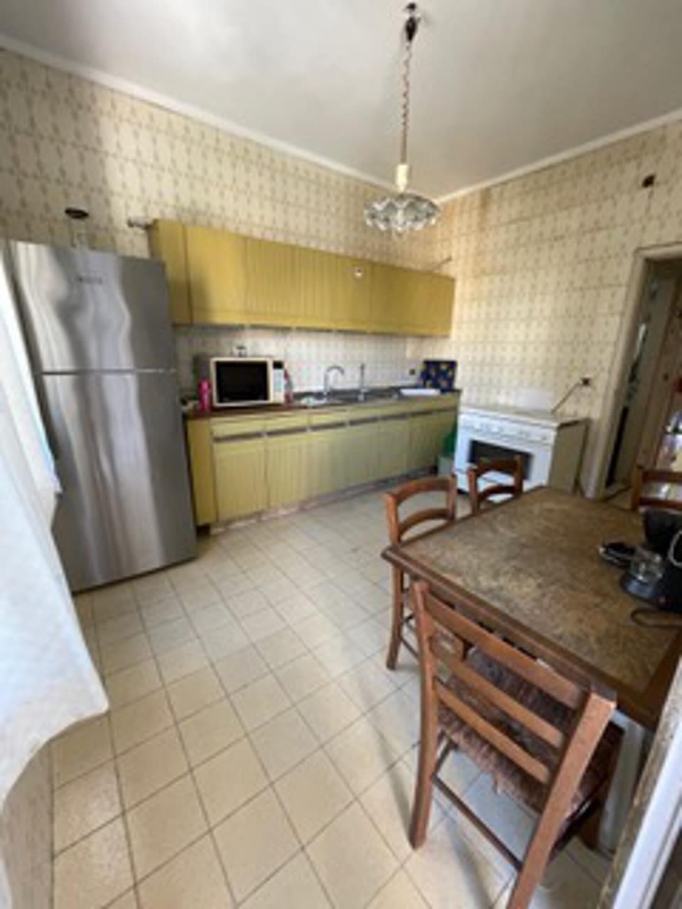 Apartment | Private kitchen | Fridge, microwave, oven, stovetop